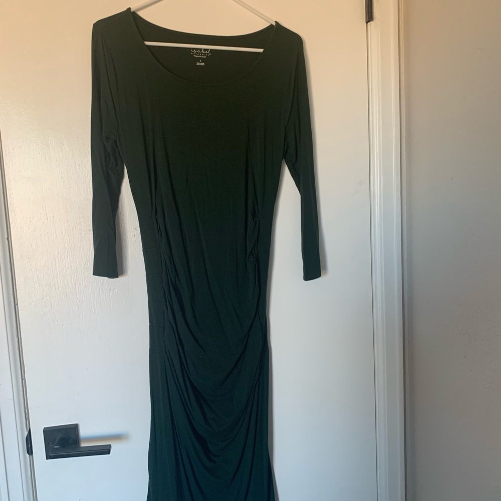 Isabel Maternity by Ingrid & Isabel Dark Green Body-con Dress